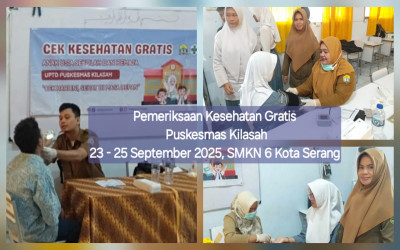 Puskesmas Kilasah Cek Kesehatan Gratis Siswa